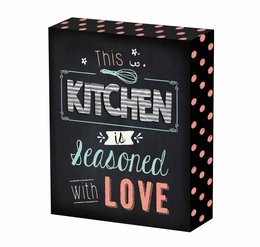 Wooden decor Kitchen 18x13 cm