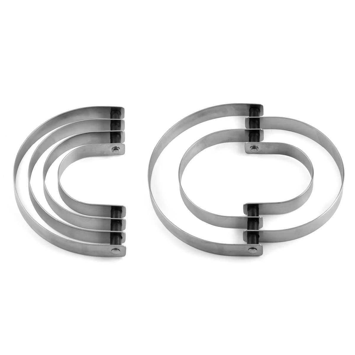 Stainless steel coaster can be folded out