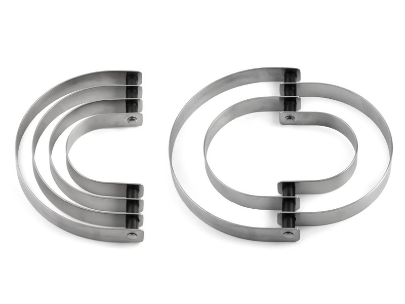 Stainless steel coaster can be folded out