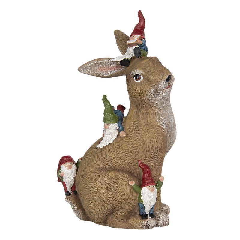 Bild Rabbit 18x11x30 cm braune Kunststoffzubehör für Kunststoff zu Hause