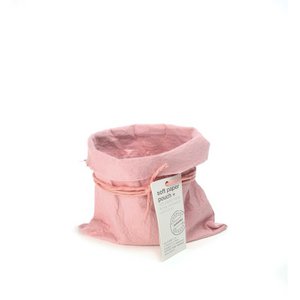 SOFT PAPER pouch + 16.5 x 19cm, old rose