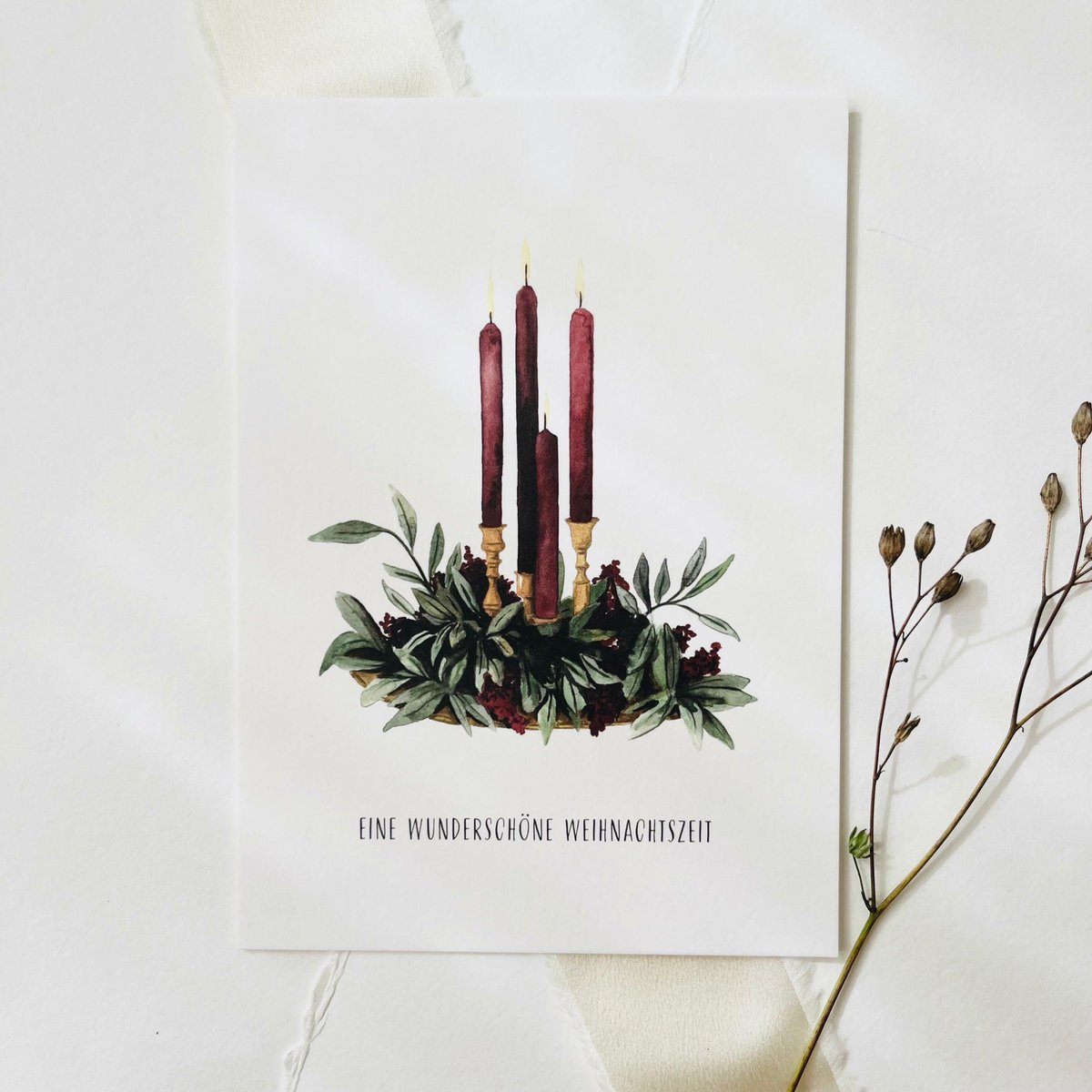 Ansichtkaart - Adventsarrangement
