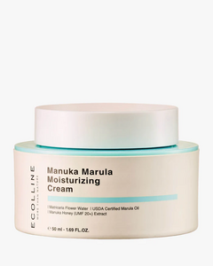 ECOLLINE Clean Beauty Dermokosmetische Feuchtigkeitscreme | Barrierereparatur mit Manukahonig und Marulaöl | KOREANISCHE Hautpflege