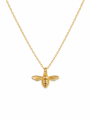 Bee - Gold plated steel necklace