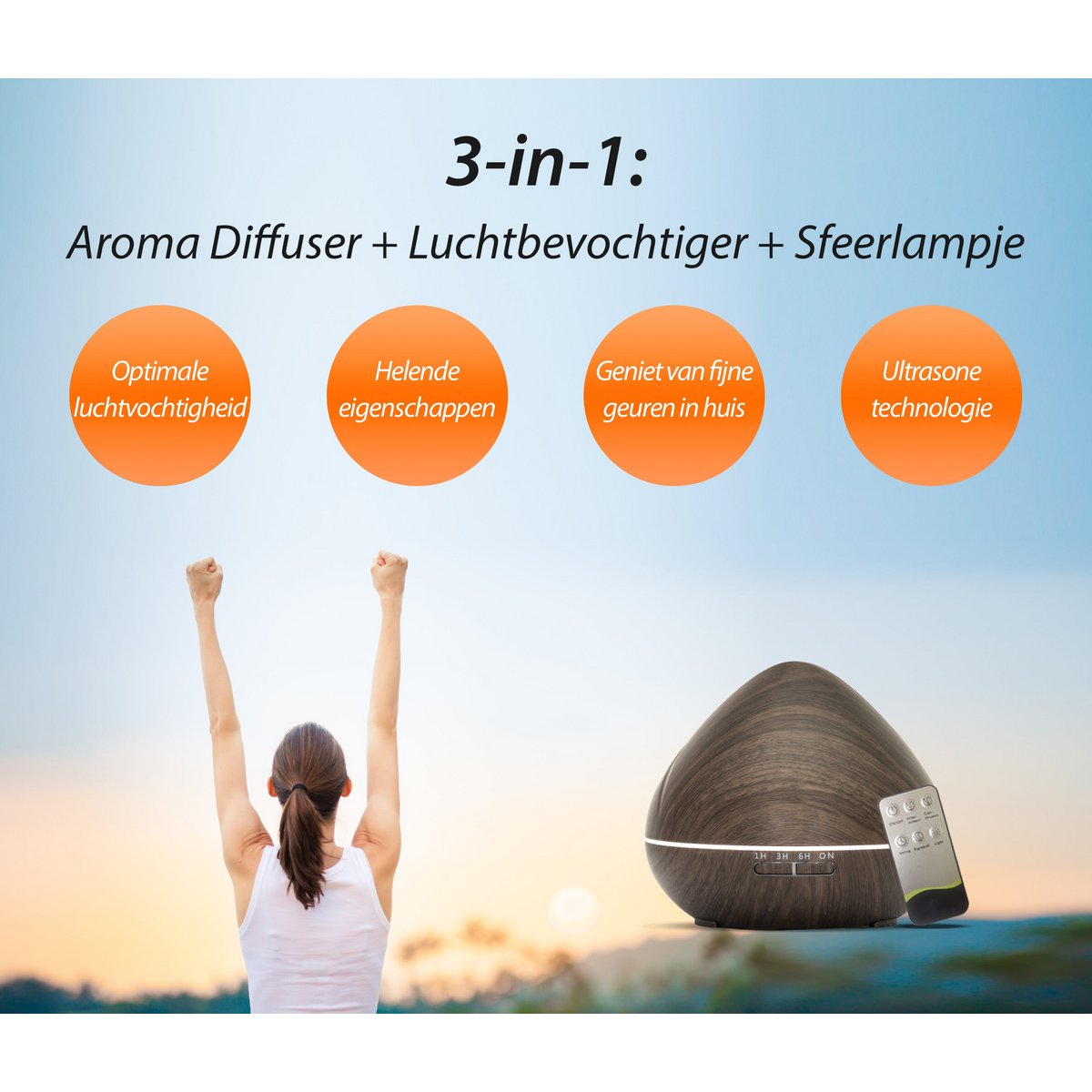 Zen Pro - Dark Wood - Aroma Diffuser