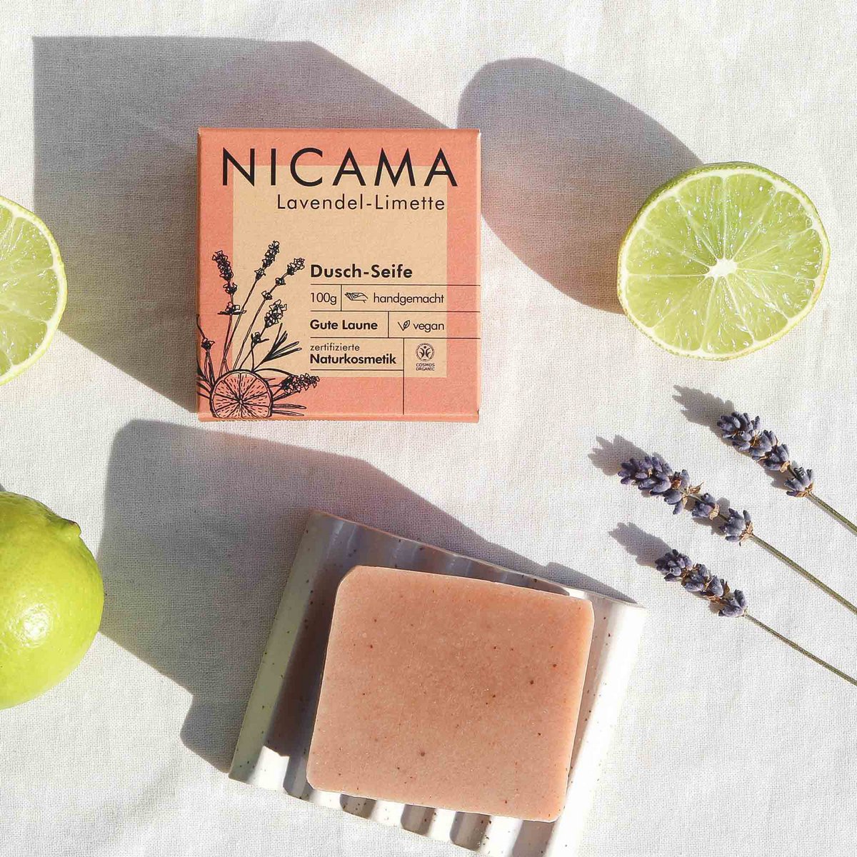NICAMA - Lavendel Limoen Zeep