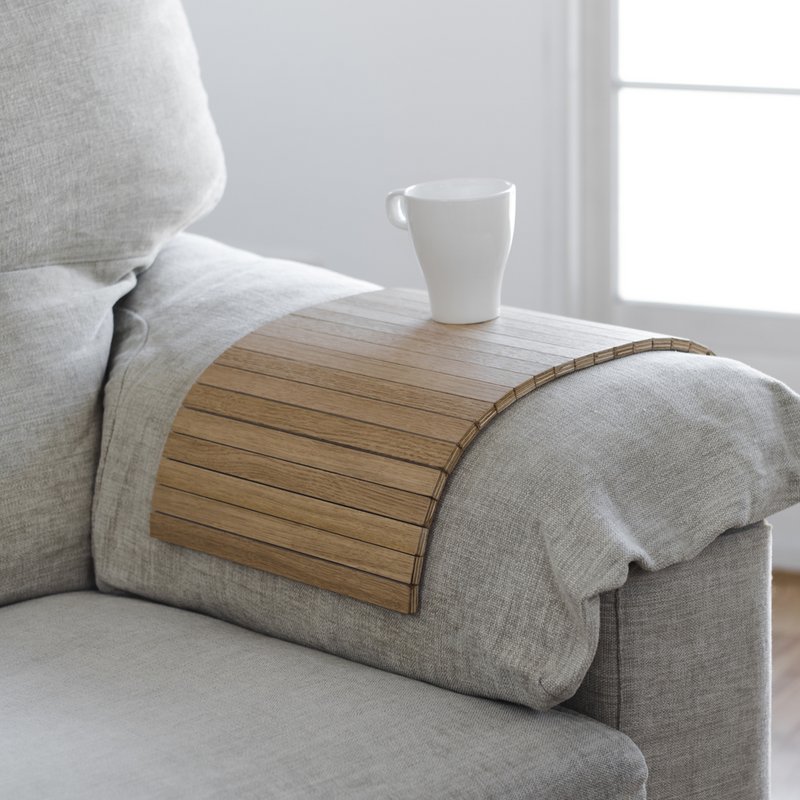 bakke, der tager form som armen på din sofa eller af de fleste ustabile overflader - DETRAY OAK
