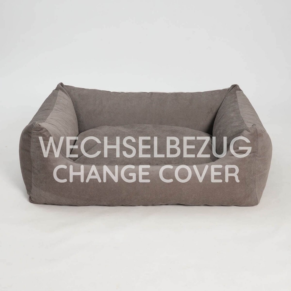 Wechselbezug Hundebett Box Bett Madison stone