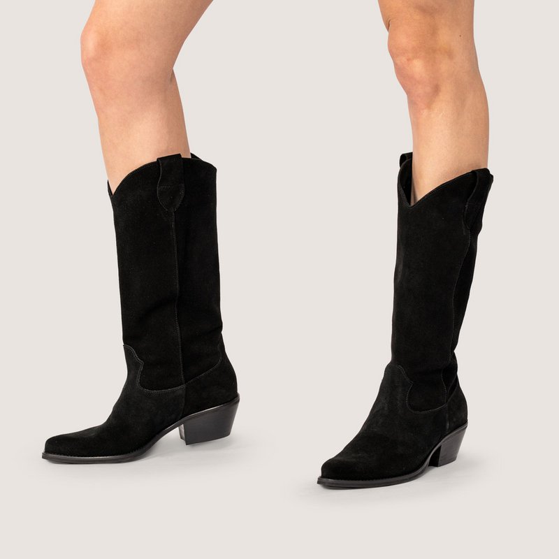 Jesse Black Texan Boots