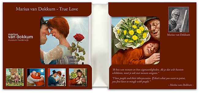 Card folder - Marius van Dokkum, True love