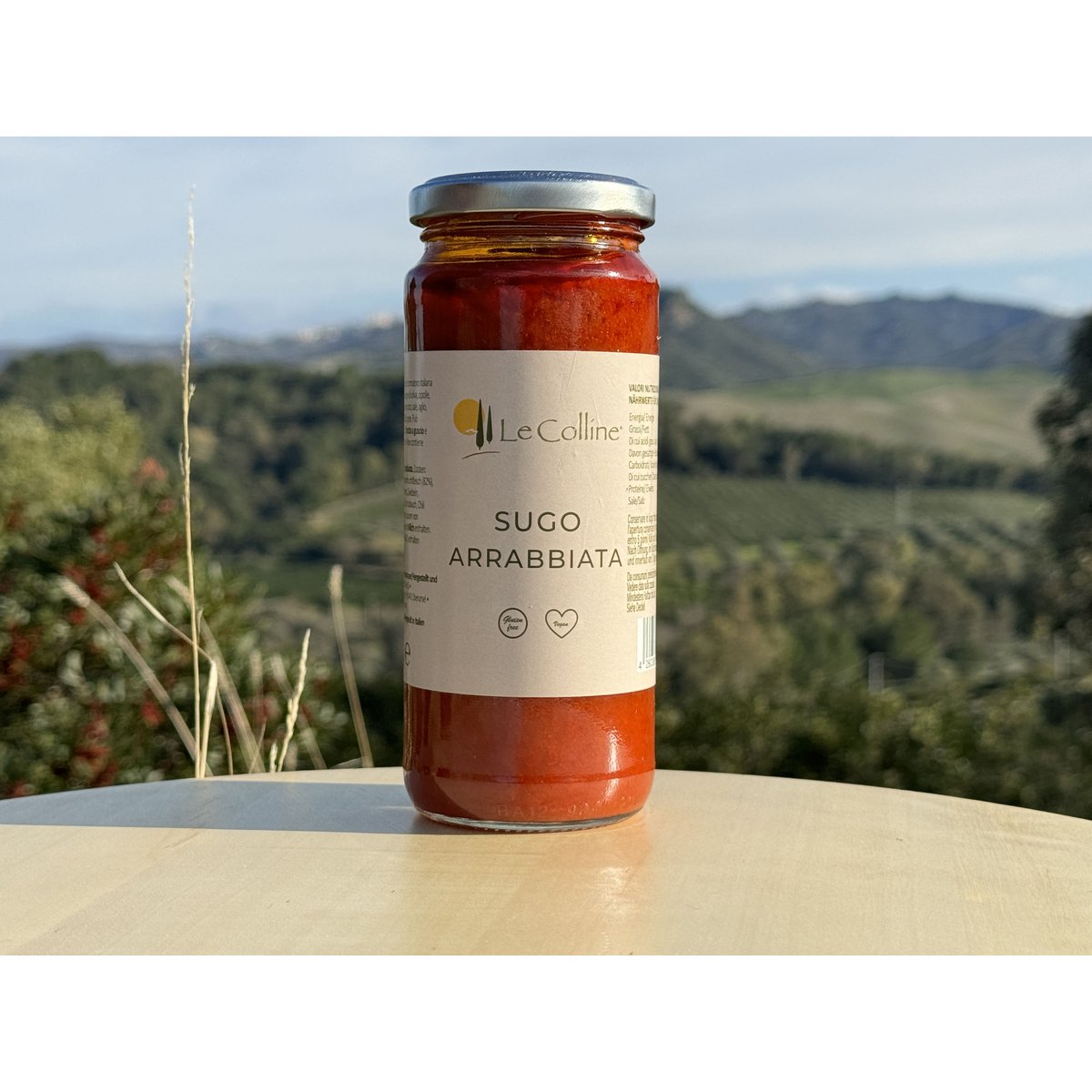 Tomato sauce Arrabbiata from Italy