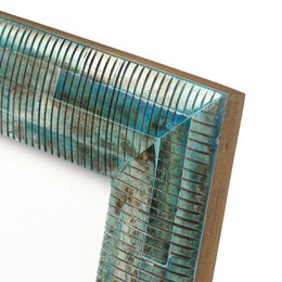 The Ocean Ripple Frame - Turquoise - 10x15