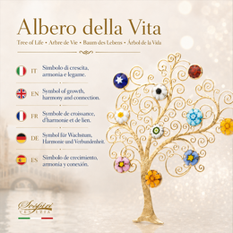 Firkantet skål i Murano Glass, Gift Idea, Favours, Golden Decoration of Life and Murrine Di Murano