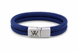 Bransoletka sznurkowa 12mm - kolekcja Caesar | Wydanie srebrne