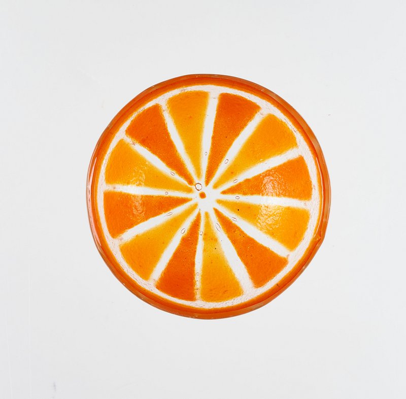 Tropical Bowl Tray 12x5 Orange