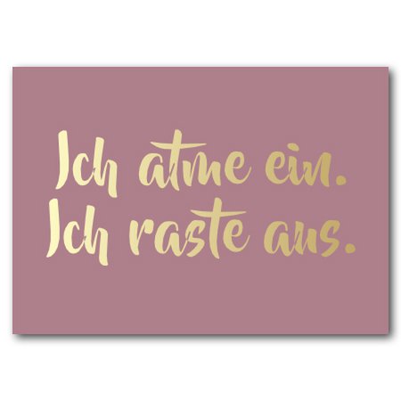 Postkarte "Einatmen"