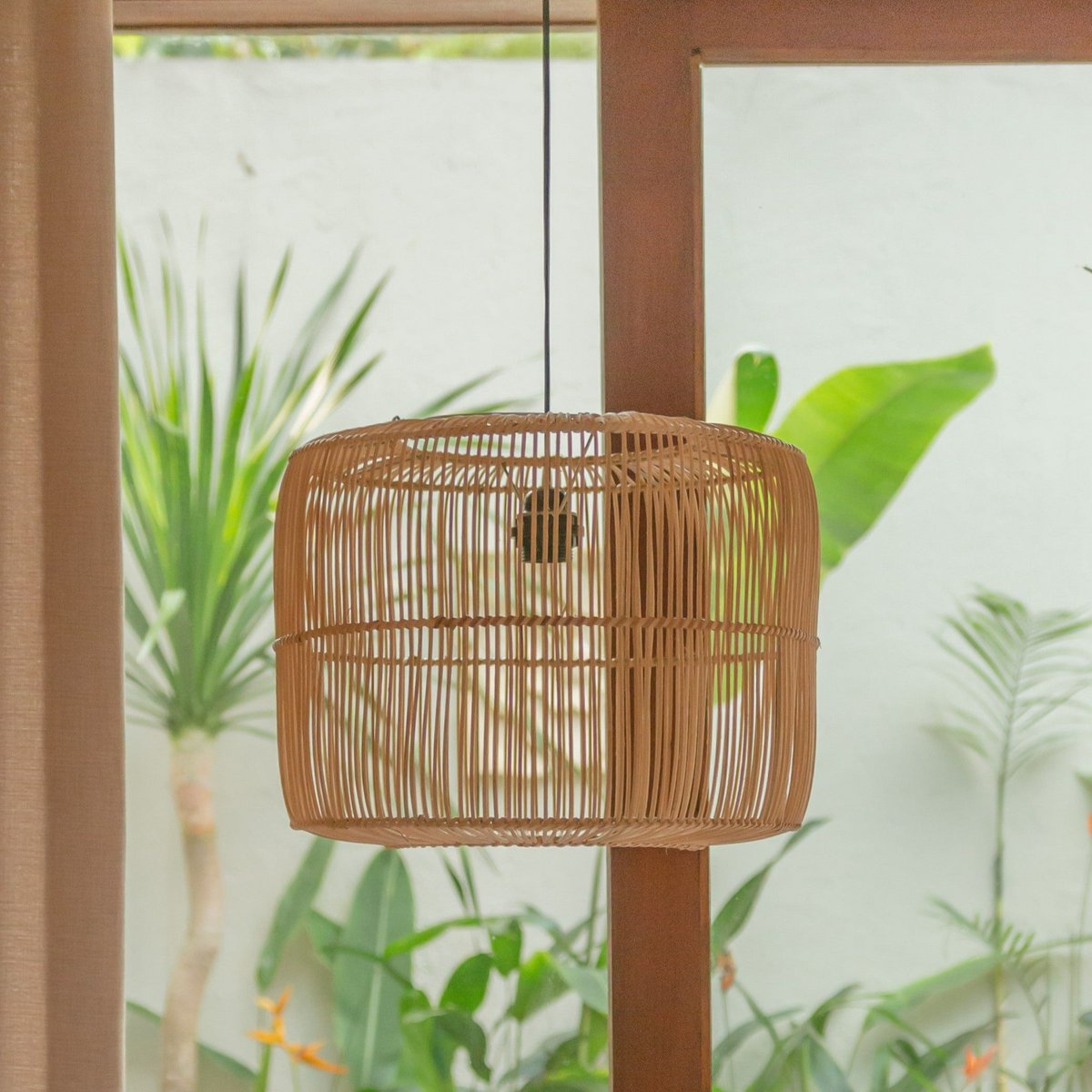 Lampe en rotin | Abat-jour Boho | Suspension LIKU (2 tailles)