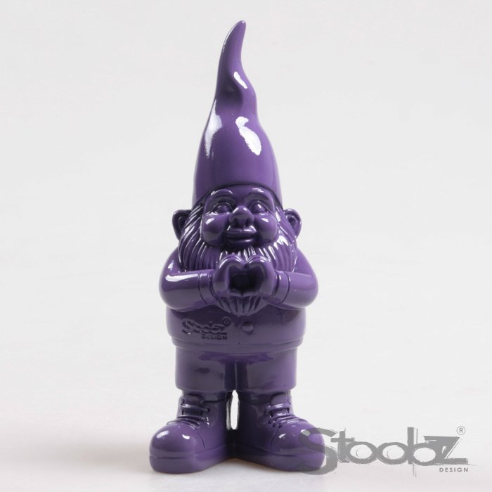 Stoobz Design – Zwergenherz 8x10x20 cm Lila