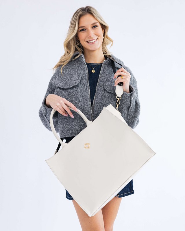 Shopper Urban Apple Leather Off White