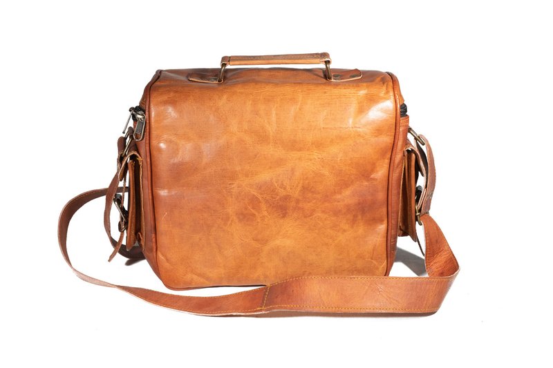 bolso cámara marshall de piel