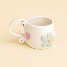 Happy Mug Handgemaakte keramische mok 300ml Leuke esthetische koffie
