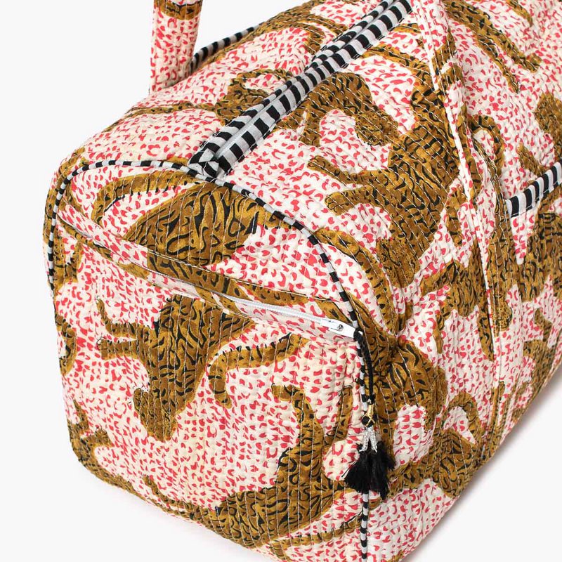 Handgemachte Baumwolltasche "H.LEOPARD"