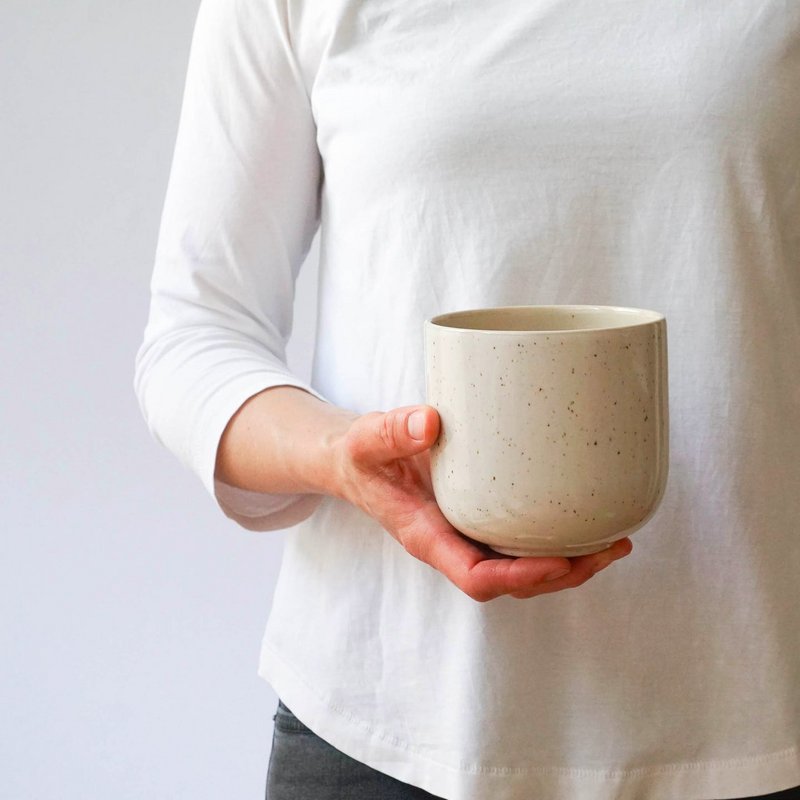 Cuenco con tapa MoxBowl Hollyhock - arena y motas - 500ml