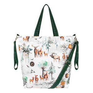 PRAM BAG "FOREST DREAMS" 46X38 CM BOTTOM: 34X15CM