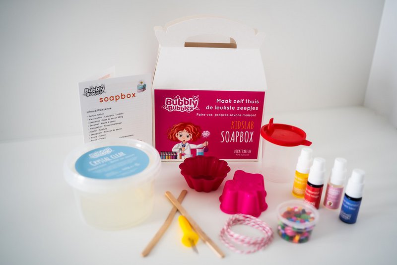 BubblyBubbles® - KidsLab Sæbekasse - Startsæt komplet