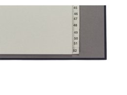 ECO tab Kangaro A4 numbers 180gr gray cardboard 4r 52pcs FSC