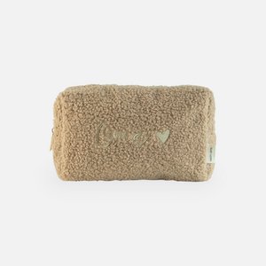Teddy toiletry bag 'grandma' - brown