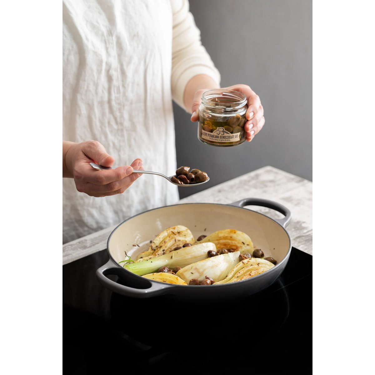 Olive Peranzana Niederländisch Bio in extra jungfräulich Olivenöl