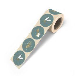 Let's decorate gift stickers on a roll - 500 pieces