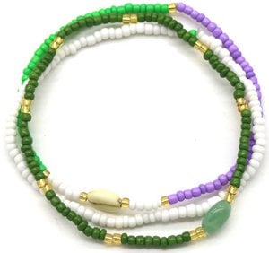 G-A8.2 ANK830-027 Anklet Set 3pcs