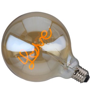 Lamps (LED) Love Orange H. 17 cm, PU 2