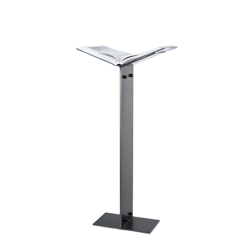 Y-Bookstand - recht hoog - poedercoat