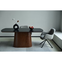 Chaise pivotante Leta - Gris - Lappi