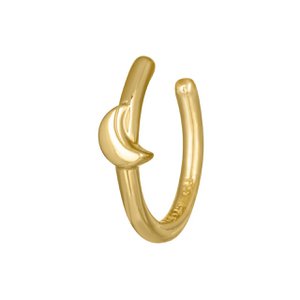 Ear Cuff 925 Silber vergoldet Mond Luna