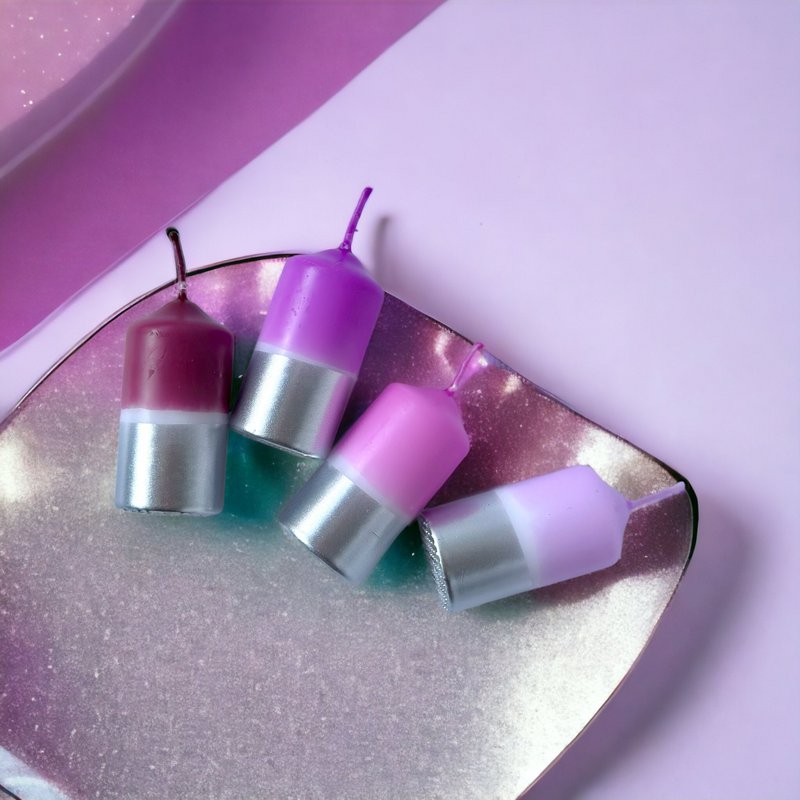 Dip Dye Twinkle * Purple Diamonds