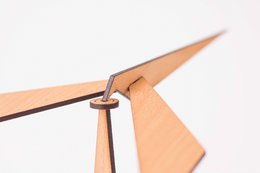 Regalo di Natale - Puzzle CHIL in faggio - Giostrina per uccelli in equilibrio