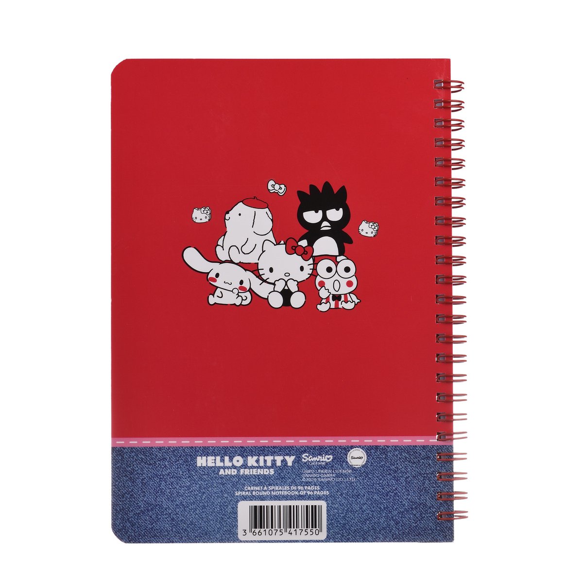 A5 Spiral Notebook Hello Kitty & Friends – 96 Sheets