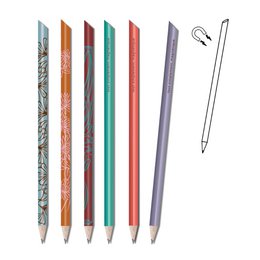 Assortment of 24 magnetic pencils - art nouveau