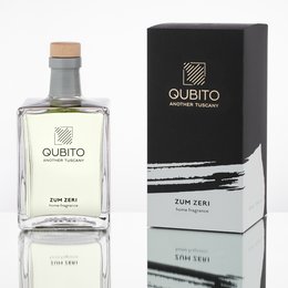 ZUM ZERI (250 ml), Raumparfüm – Raumdiffusor mit Stäbchen, handbemalte Flasche, hergestellt in Italien
