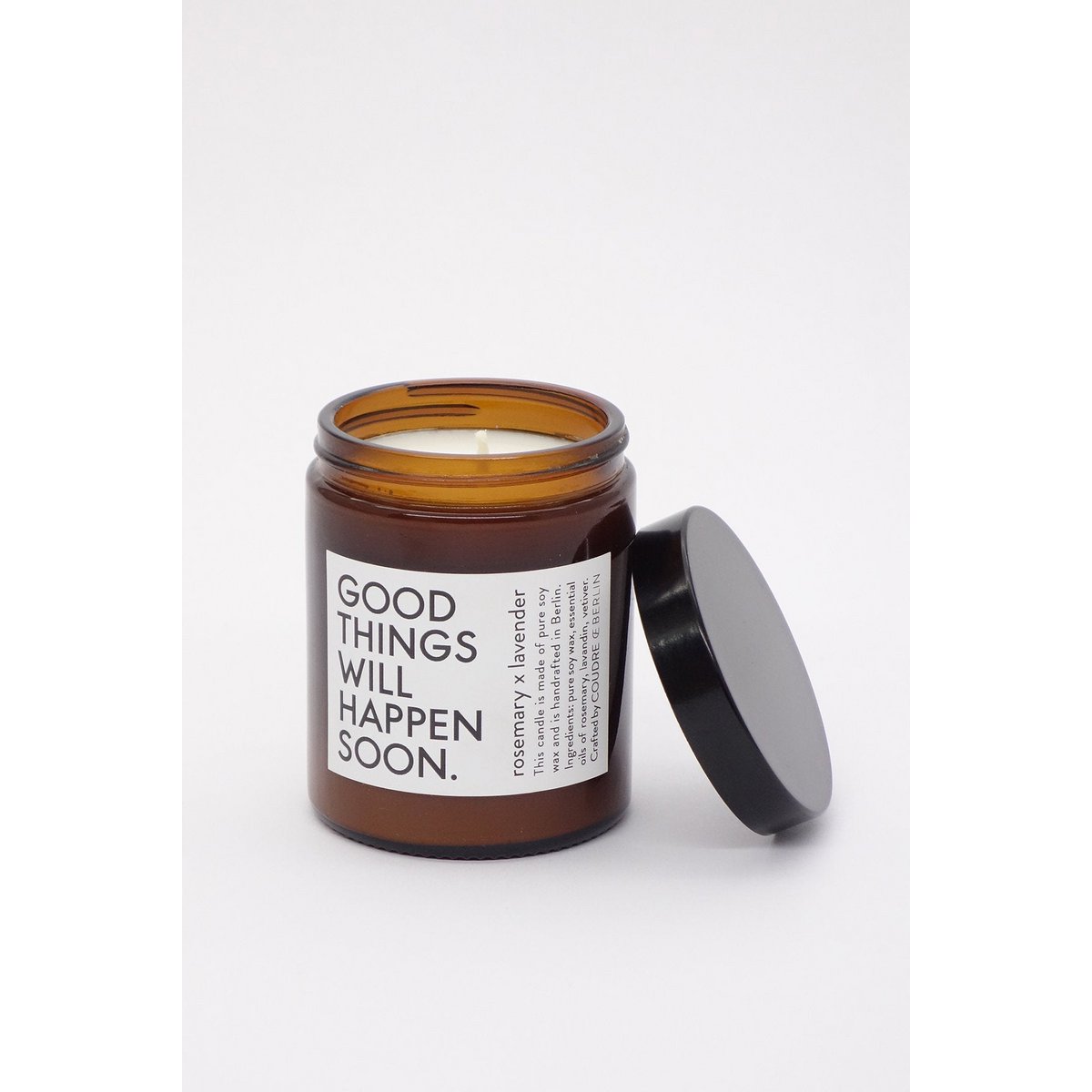 Good things ... Candle rosemary x lavender / ESSENTIALS scented candle