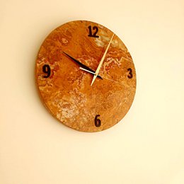 Reloj de pared redondo Ónix