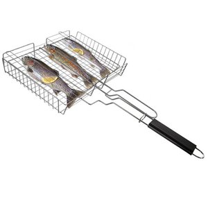 Grill Basket Steel 61x32 cm