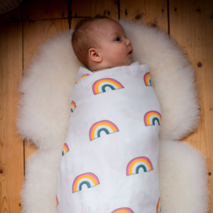 Musselin Swaddles - Regenbogen - 2er Pack