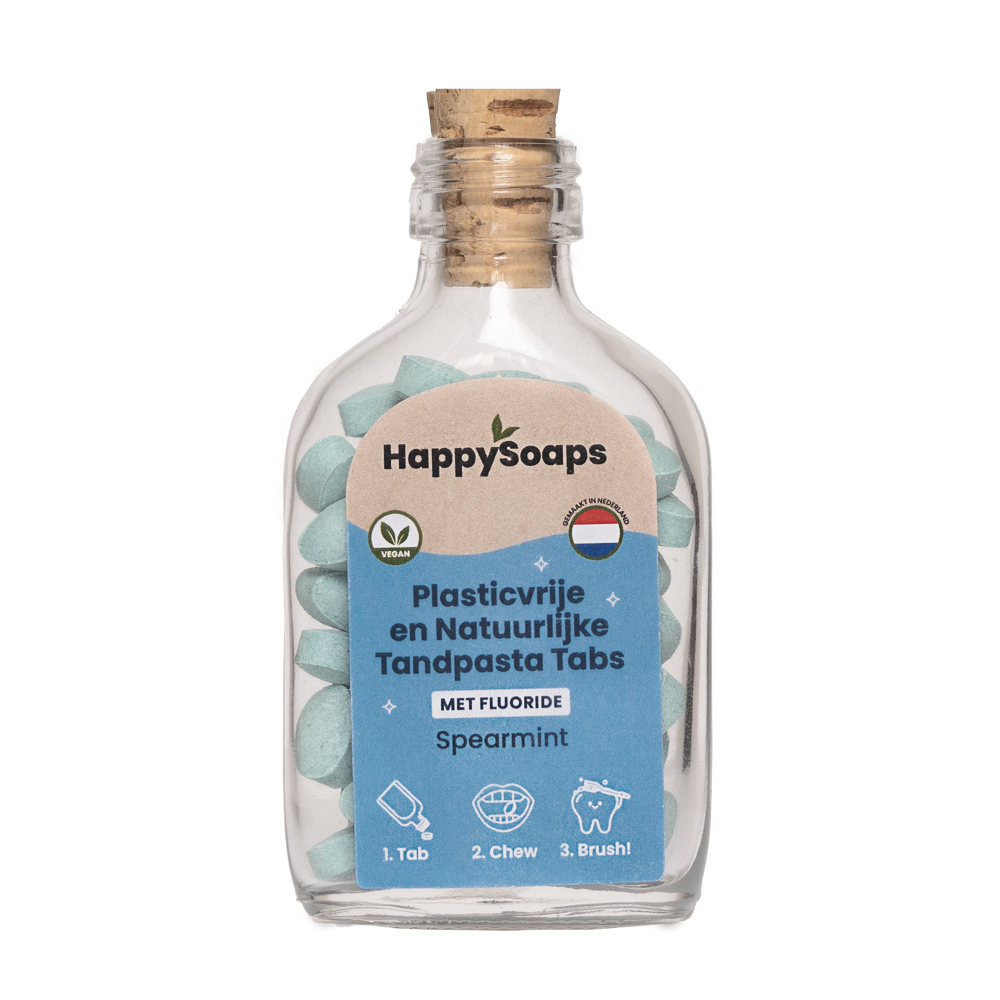 Toothpaste Tabs - with fluoride - spearmint