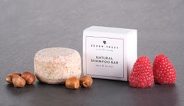 NUTS and BERRIES - Solid hair shampoo with clay powder, plum seed oil and grape seed and raspberry seed extract