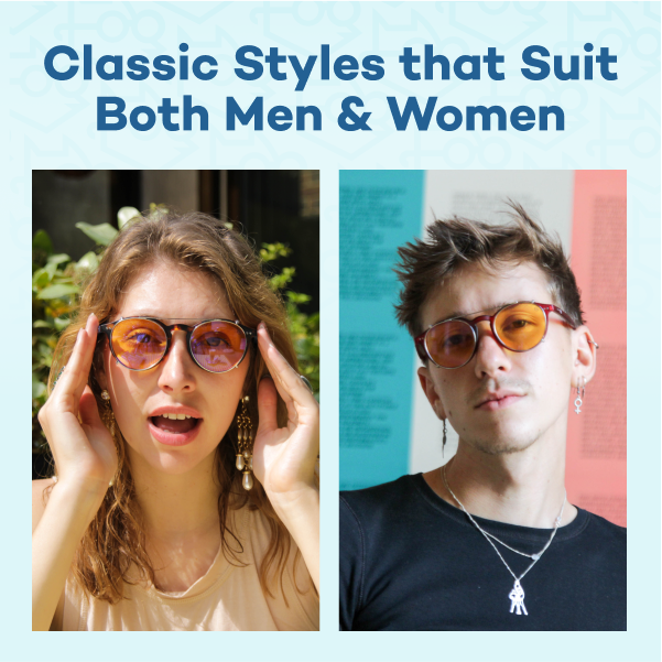 Lennon Blue Light Glasses - Everyday Lens met Heavy Duty Clip-on (zwart frame)